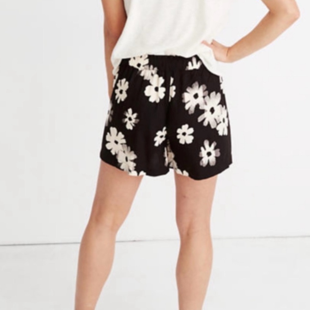 Madewell Drapey pull-on shorts floral ikat Flowy - Picture 3 of 11